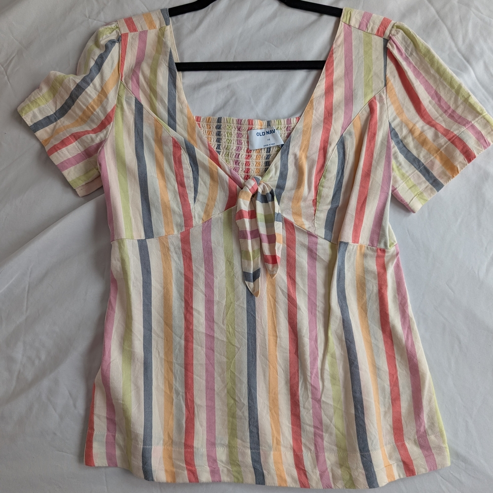 Old Navy | Loft | Womens Tops | Blouses Tank Tops | Floral | Stripes | Beach - Picture 4 of 9